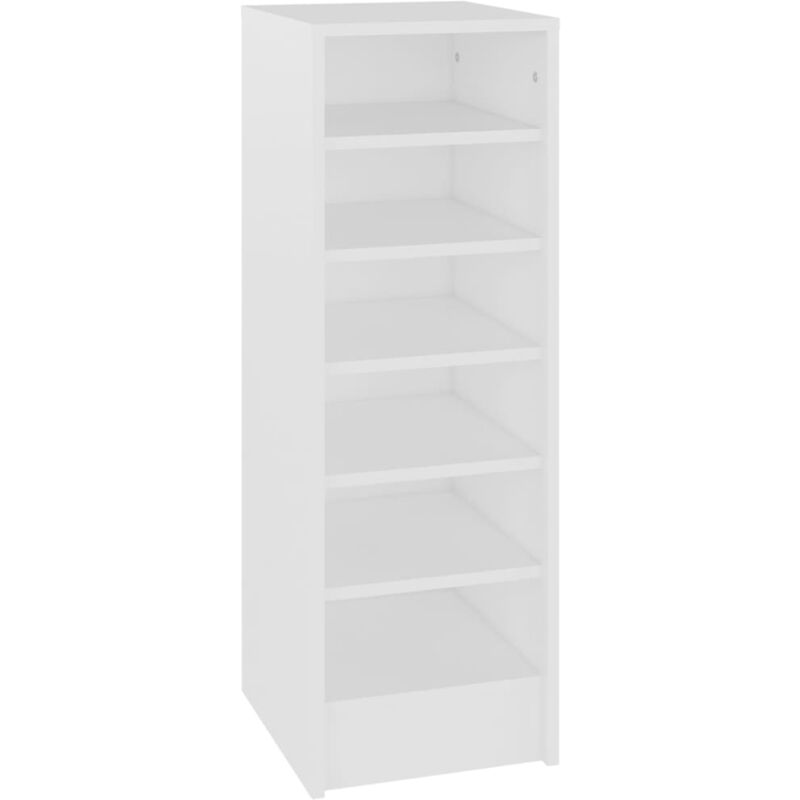 foto del prodotto scarpiera scarpiera mobile portaoggetti ingresso corridoio soggiorno 31,5 x 35 x 90 cm legno composito bianco 020021451