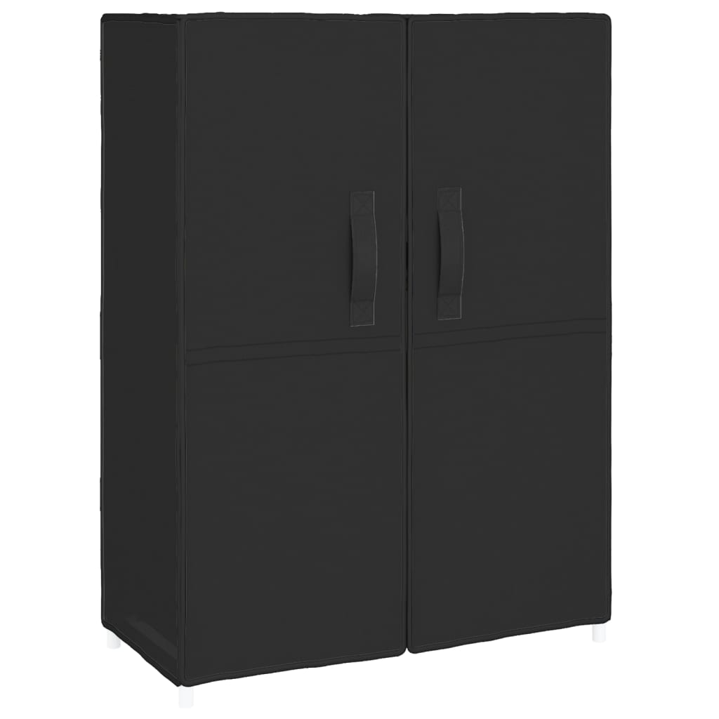 foto del prodotto scarpiera scarpiera mobile portaoggetti ingresso corridoio soggiorno 60 x 28 x 90 cm tessuto nero 02 0021992