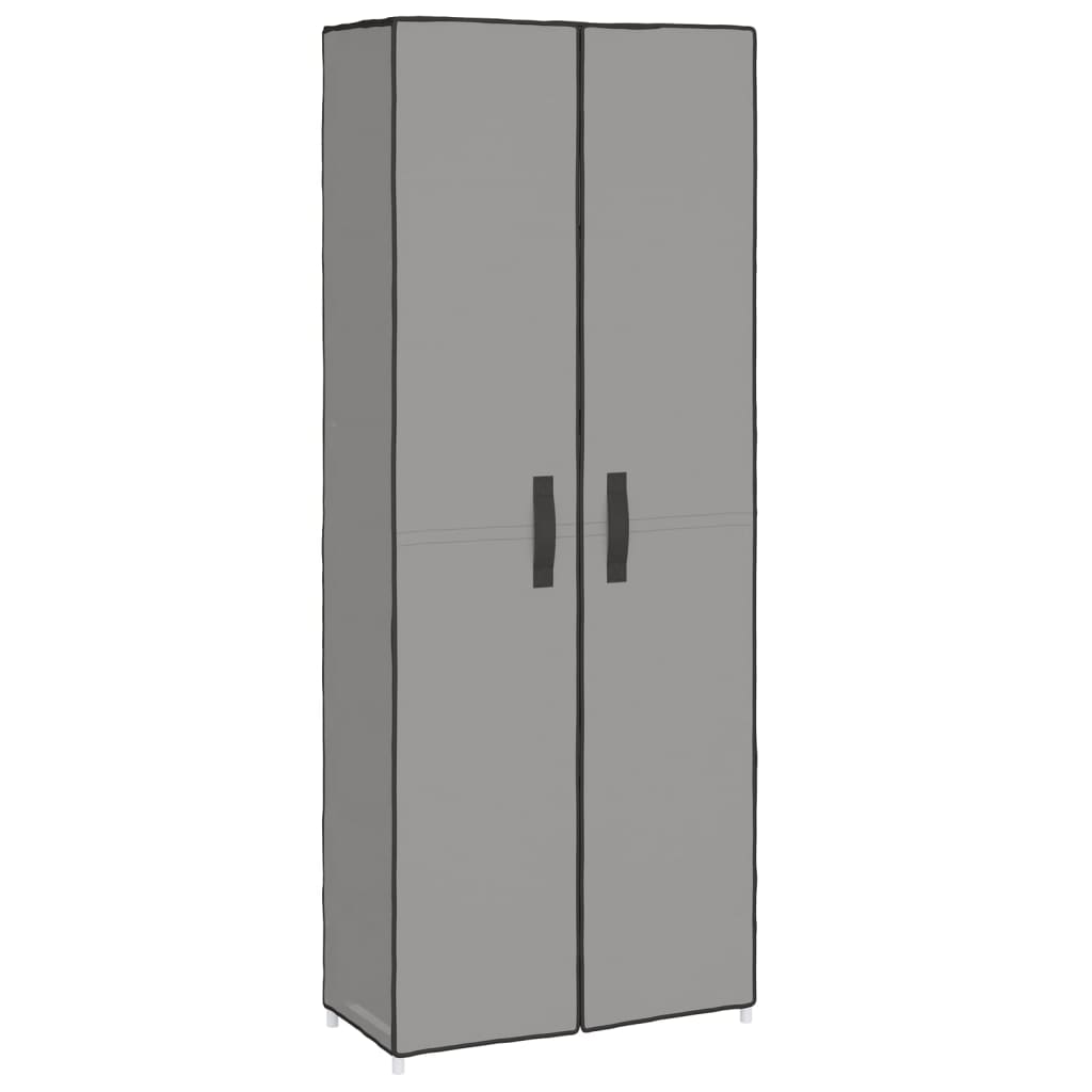 foto del prodotto scarpiera scarpiera mobile portaoggetti ingresso corridoio soggiorno 60 x 30 x 166 cm tessuto grigio 02 0021776