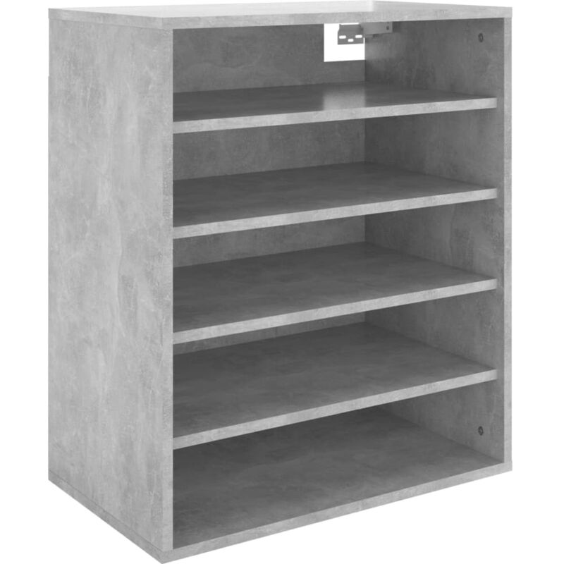 foto del prodotto scarpiera scarpiera mobile portaoggetti ingresso corridoio soggiorno 60 x 35 x 70 cm multistrato grigio 020021835