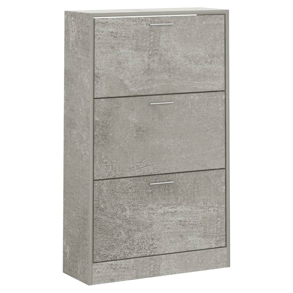 foto del prodotto scarpiera scarpiera mobile portaoggetti ingresso corridoio soggiorno 63 x 24 x 103 cm multistrato grigio 02 0021840