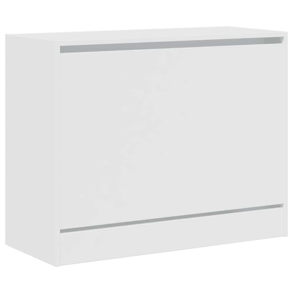 foto del prodotto scarpiera scarpiera mobile portaoggetti ingresso corridoio soggiorno 80 x 34 x 63 cm legno composito bianco 02 0021506