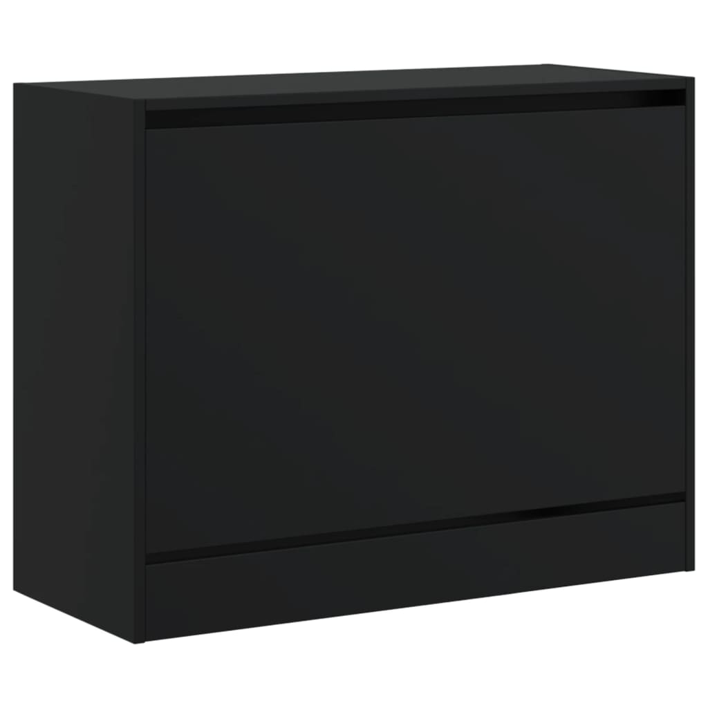 foto del prodotto scarpiera scarpiera mobile portaoggetti ingresso corridoio soggiorno 80 x 34 x 63 cm legno composito nero 02 0022022