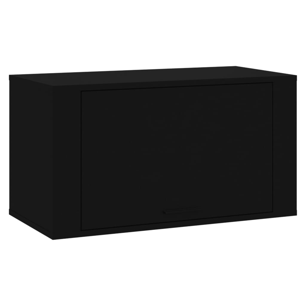 foto del prodotto scarpiera scarpiera mobile portaoggetti ingresso corridoio soggiorno montaggio a parete 70 x 35 x 38 cm legno composito nero 02 0021922