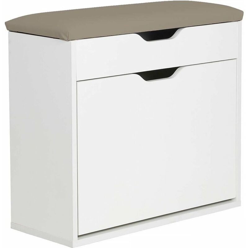 foto del prodotto scarpiera wade 68 x 60 x 24 cm bianco