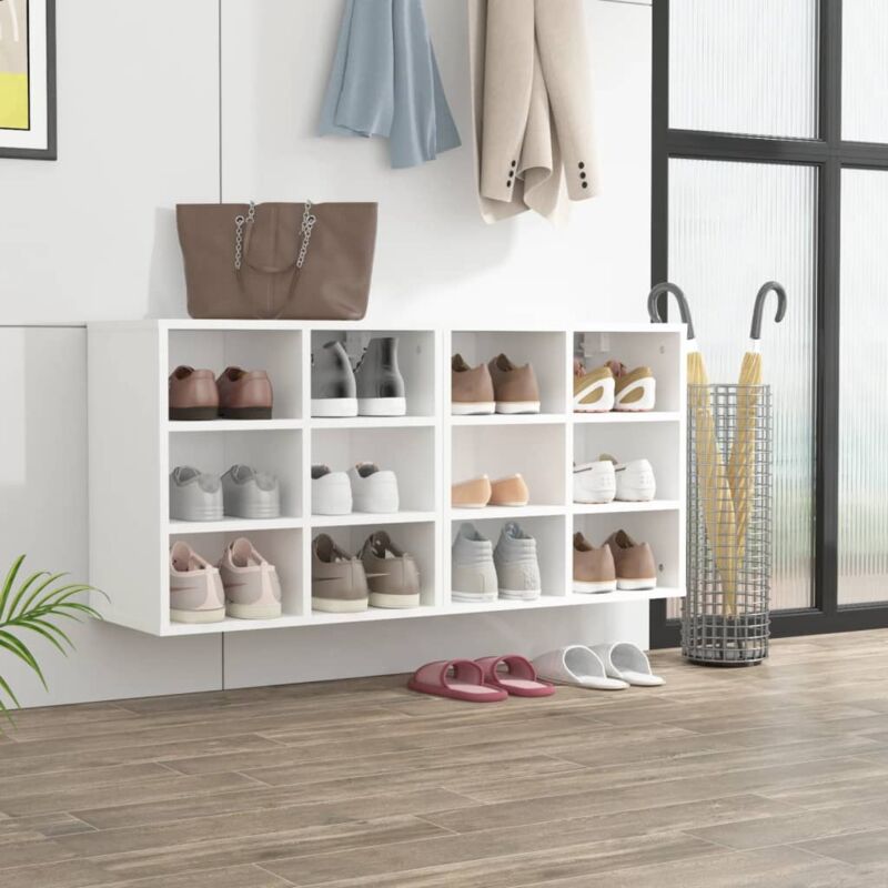 foto del prodotto scarpiere 2 pz bianche 52,5x30x50 cm vidaxl