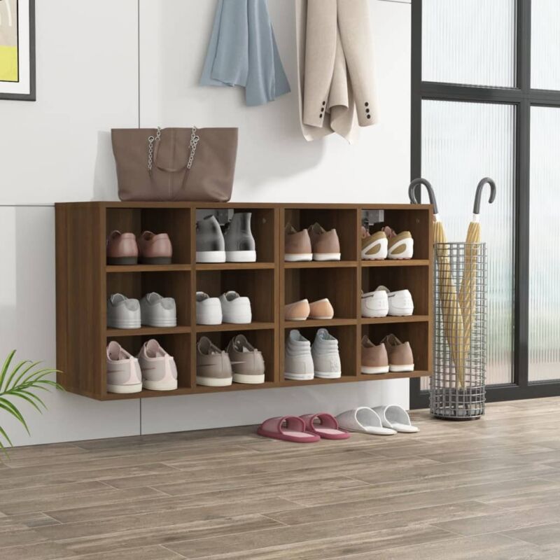 foto del prodotto scarpiere 2 pz rovere marrone 52,5x30x50 cm vidaxl
