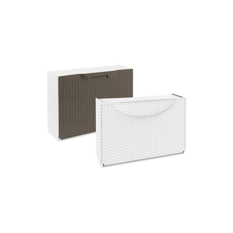 foto del prodotto scarpiere rattan harmony box tortora