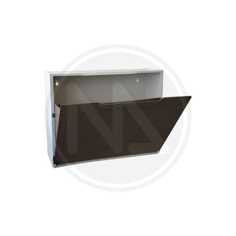 foto del prodotto scarpiere scarpiera modulare in rattan marrone unika cm.51x17x41h