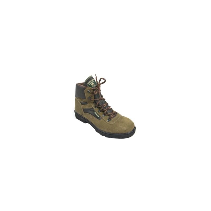 foto del prodotto scarponcino da trekking in pelle scamosciata color cachi, mod. 8000 2000 t.39 canne segarra