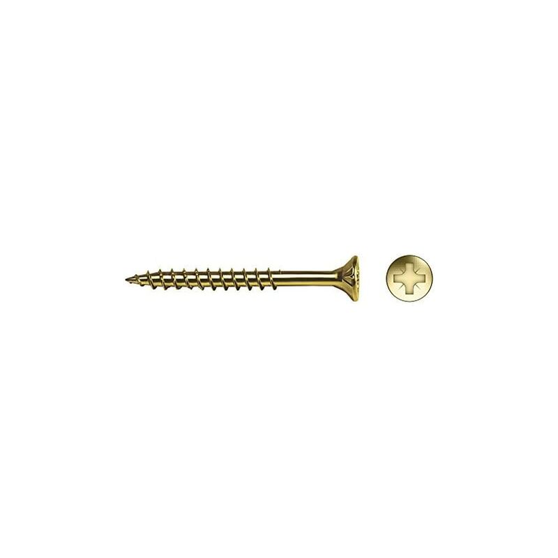 foto del prodotto scatola 100 pz. vite legno avell. pz r parc din ref vloxp 6x70 bichrom. lubr. cello