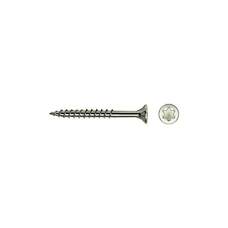 foto del prodotto scatola 100 pz. vite per legno avell. pz r parc din ref vloxp 4,5x80 zinco. lubr. cello