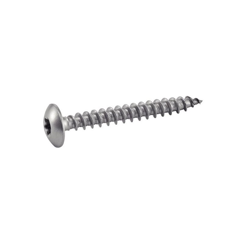 foto del prodotto scatola 100 viti acton torx per legno truciolare filettatura totale 7 x 40 mm 623107x40
