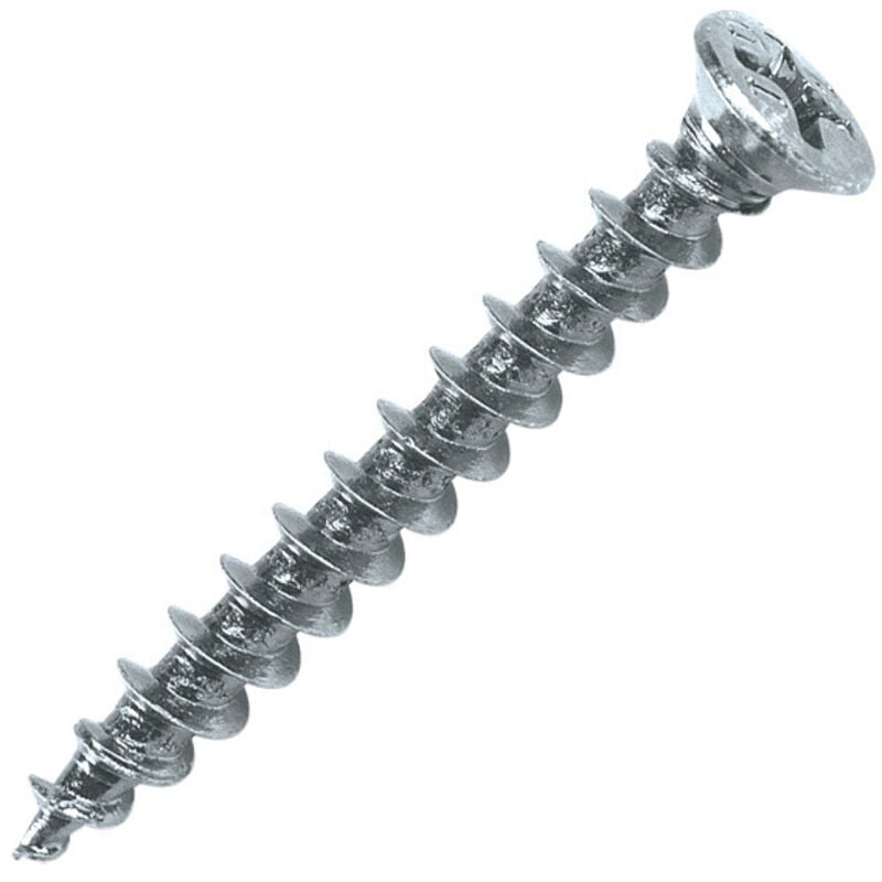 foto del prodotto scatola 1000 pvc plast viti a testa svasata 120 in acciaio zincato scell-it 4,2x20 mm - ph2 - pvcpb42020