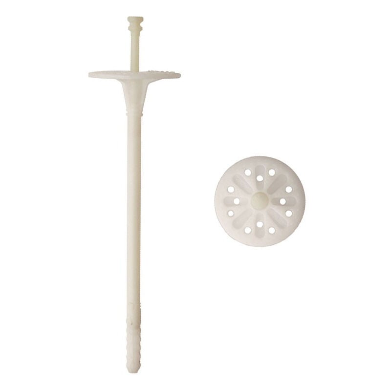 foto del prodotto scatola 200 chiodi in plastica per isolamento 10x140 mm scell it fi10140