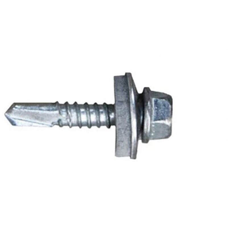 foto del prodotto scatola a viti celo 7301 zincato 5,5 x 63 mm con rondella esagonale punta da trapano 250 unit 