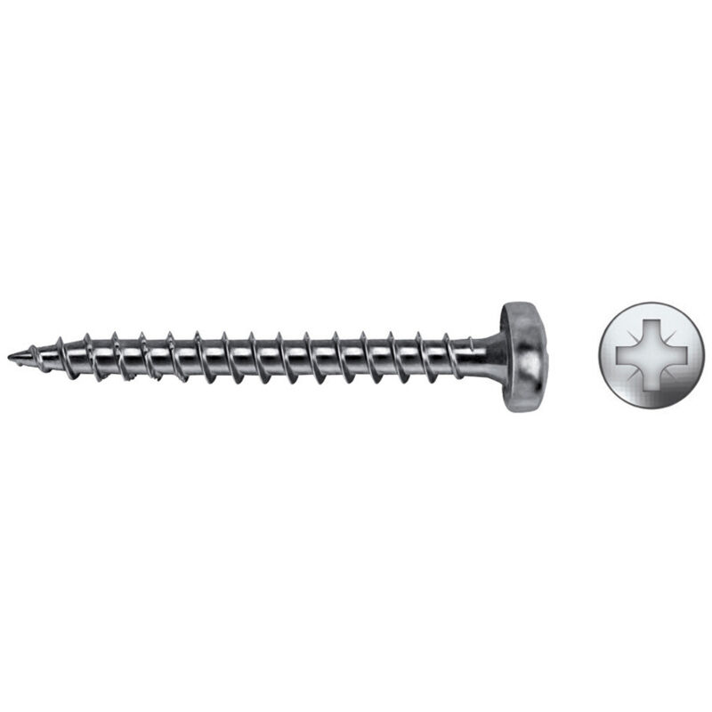 foto del prodotto scatola a viti celo vlox b zincato 3,5 x 10 mm filettatura completa 1000 unidades 
