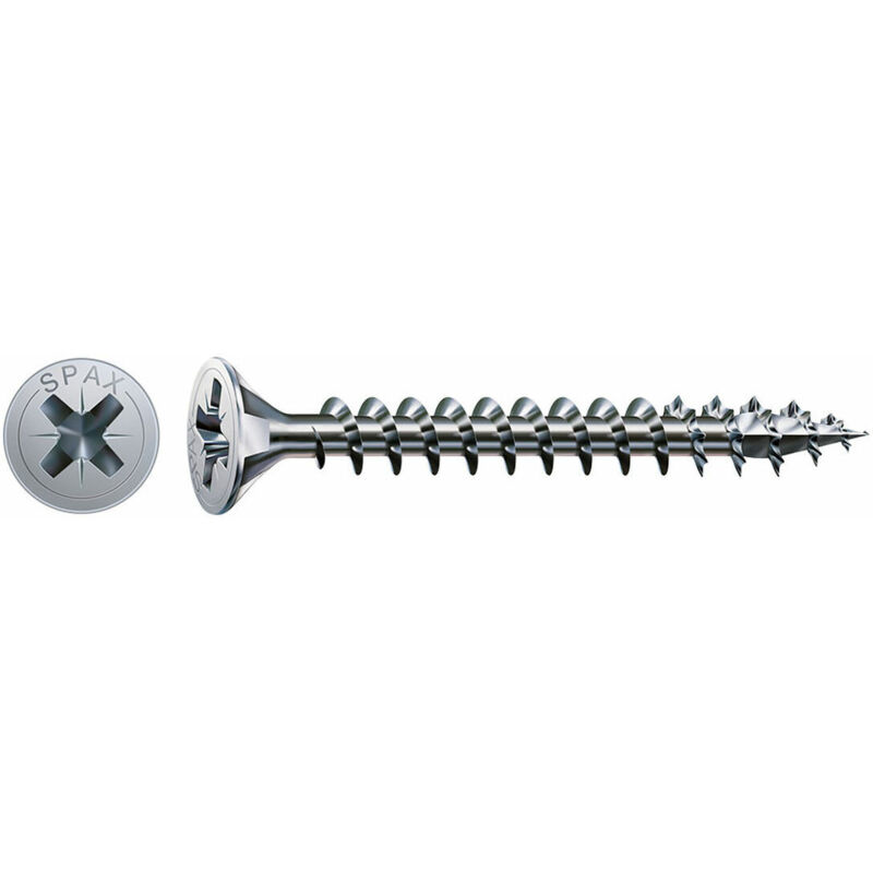 foto del prodotto scatola a viti spax vite per legno testa piatta 3,0 x 30 mm 