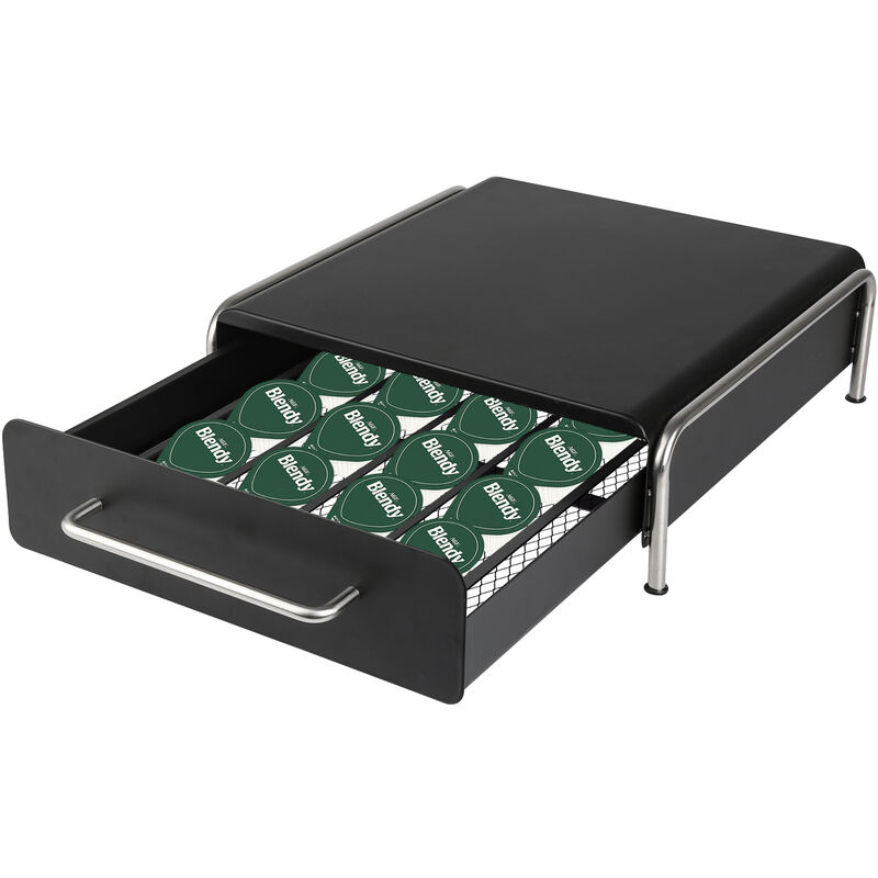 foto del prodotto scatola capsule caffè,alzata caffè, cassetto capsule, distributore capsule, cassettiera per conservare capsule caffè, bustine tè, porta capsule per