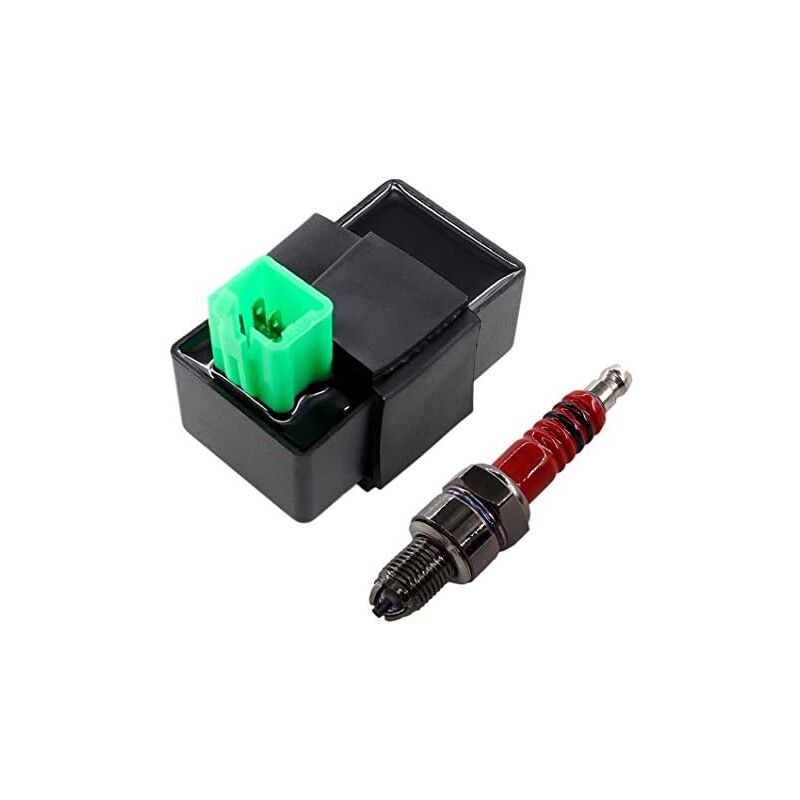 foto del prodotto scatola cdi a 5 pin per atv ca con candela per motociclette da 50 cc, 70 cc, 90 cc, 110 cc e 125 cc