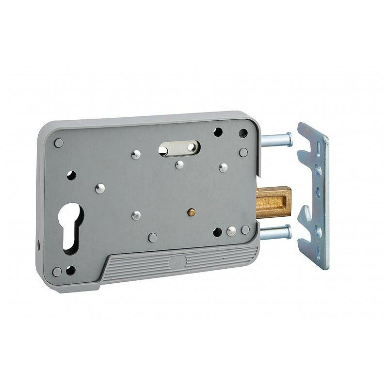 foto del prodotto scatola cilindro riverito per porta in legno o pvc grigio 900069 thirard