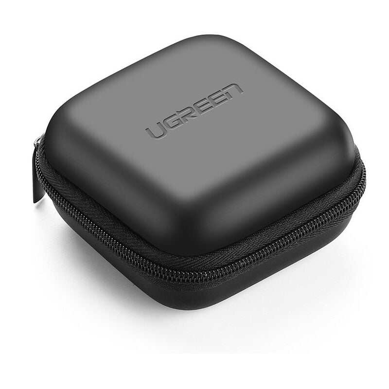 foto del prodotto scatola custodia per cuffie e accessori gsm 8x8cm nera