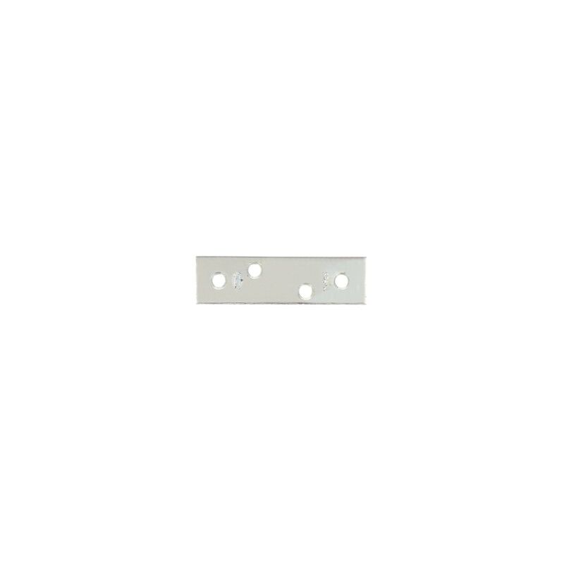 foto del prodotto scatola da 100 piastre dritte zincate 80mm 421 amig
