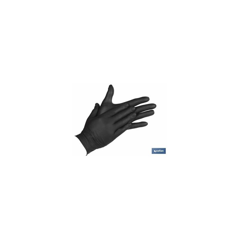 immagine 0 del prodotto scatola da 100 unit guanti in nitrile neri t s