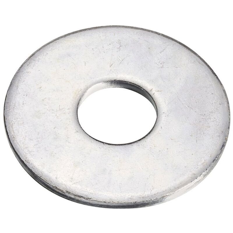 foto del prodotto scatola da 16 unità di rondelle piatte larghe in zinco 5,3x15mm fadix