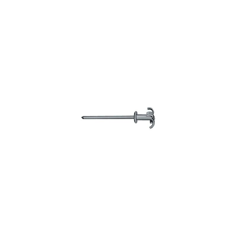 foto del prodotto scatola da 250 rivetti in alluminio a forma di fiore larghi 14mm 4,8x16mm