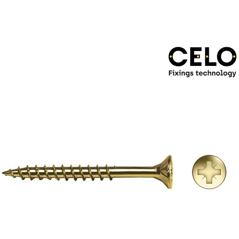 foto del prodotto scatola da 30 viti per legno celo zinked 6x100mm vlox