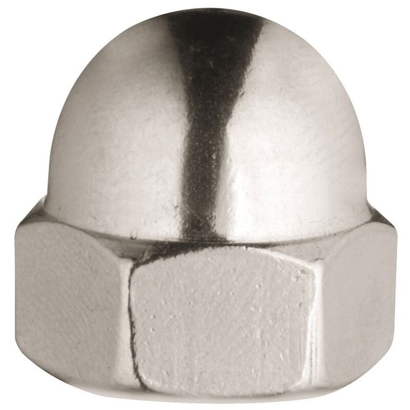 foto del prodotto scatola da 50 unità di dado cieco in zinco m 4 fadix