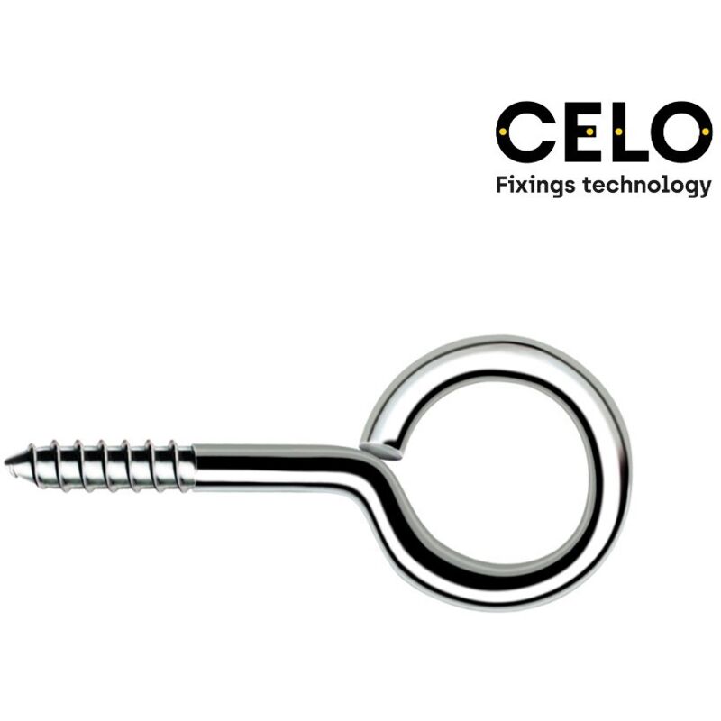 foto del prodotto scatola da 500 ganci chiusi celo ref hc 2,7x40mm zinguato