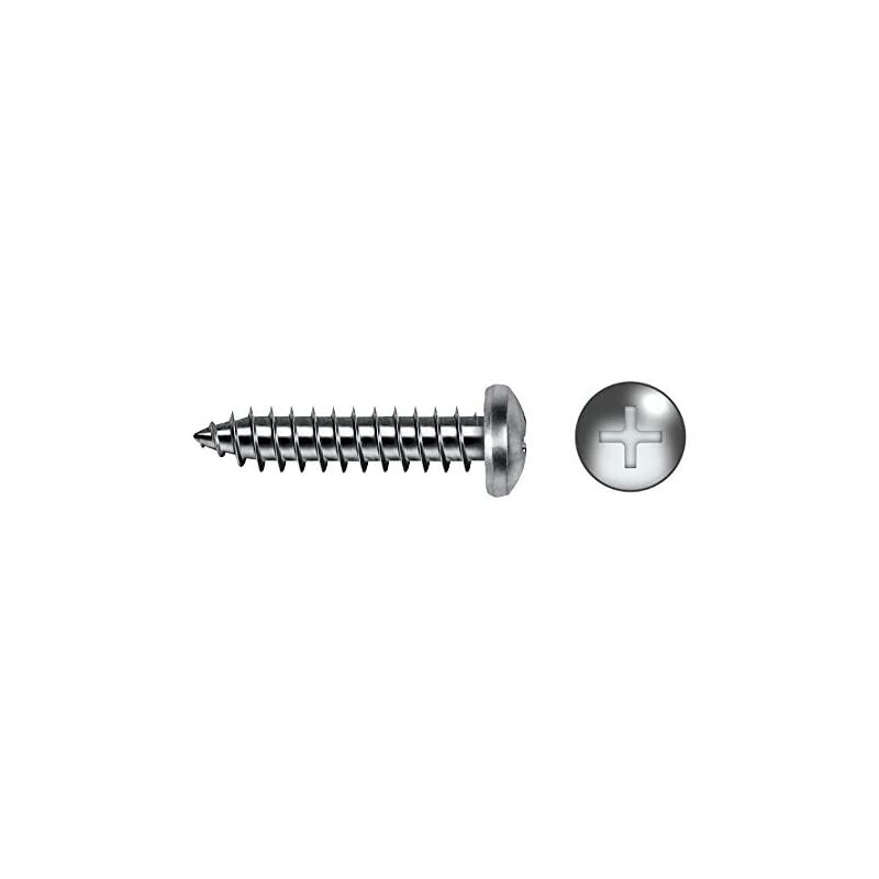foto del prodotto scatola da 500 pz. viti a testa esagonale philips din ref 7981 3,5x22 zincate celo