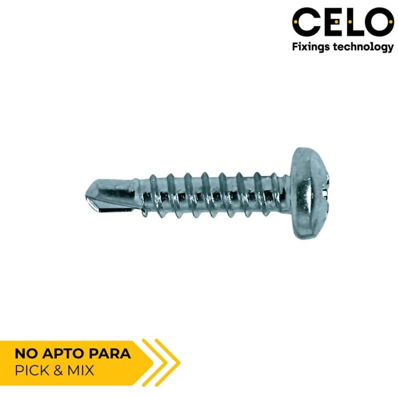 foto del prodotto scatola da 500 unità di punte a taglio zincate philips ø3,5x13mm (filettatura per lamiera)