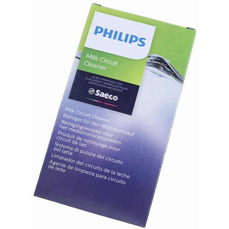 foto del prodotto scatola da 6 compresse di pulizia originale per circuito latte macchina da caff , caffettiera philips 4366348