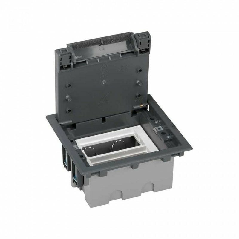 foto del prodotto scatola da pavimento 70mm 2 moduli grigi simon 52050002 035