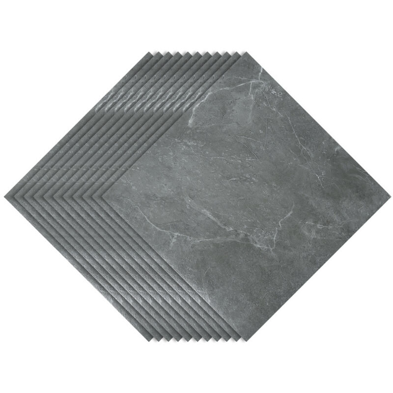 foto del prodotto scatola di 11 piastrelle viniliche autoadesive 1m , grigio marmo randaco