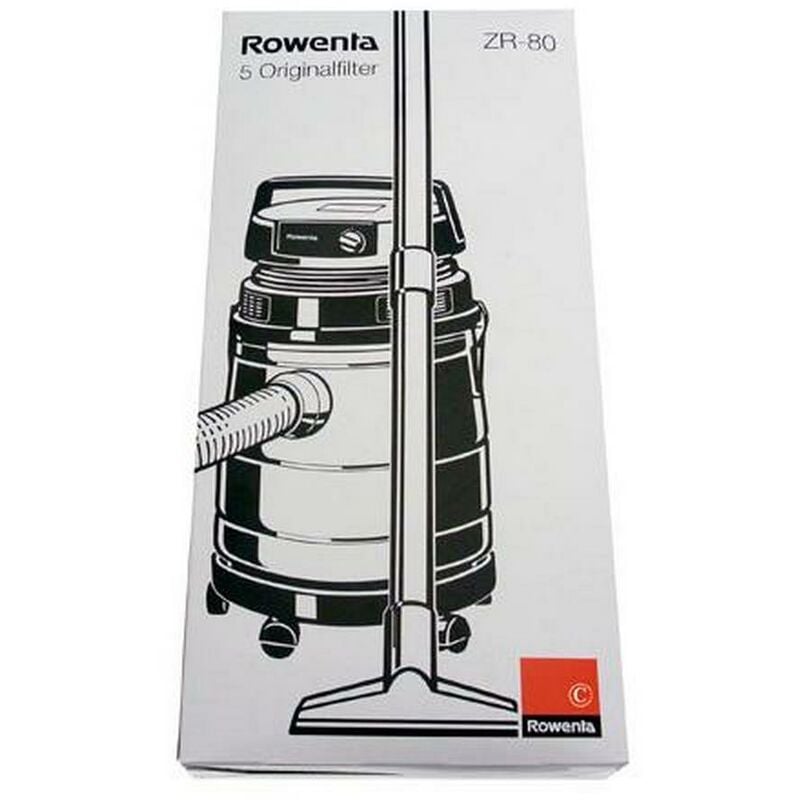 foto del prodotto scatola di 4 sacchetti wet dry originali aspirapolvere rowenta 624094210101077146