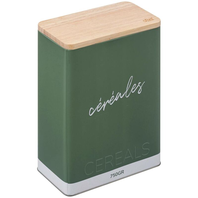 foto del prodotto scatola di cereali 750g verde color edition 5five