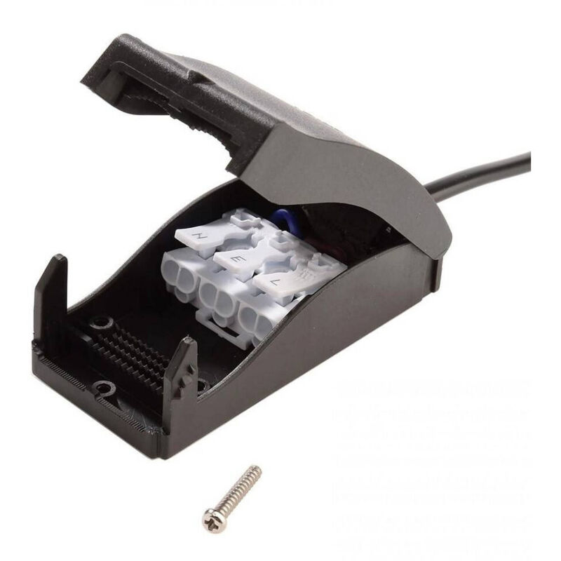 foto del prodotto scatola di connessione rapida 2 vie 230 v 3 pin 10 a cablaggio passante max 16 a - - trade shop traesio