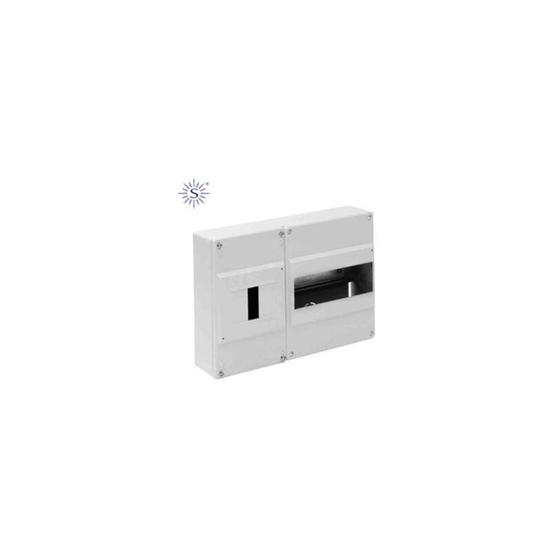 foto del prodotto scatola di distribuzione 1icp 7 elementi bianco 227x188x55mm solera termoretraibile 