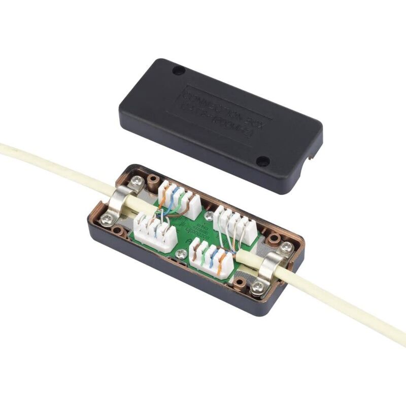 foto del prodotto scatola di giunzione adatto per specifiche di rete cat cat 6a renkforce