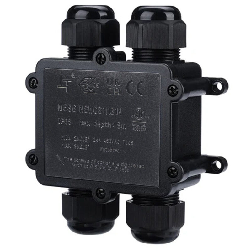 foto del prodotto scatola di giunzione impermeabile a forma di h ip68 0,5 