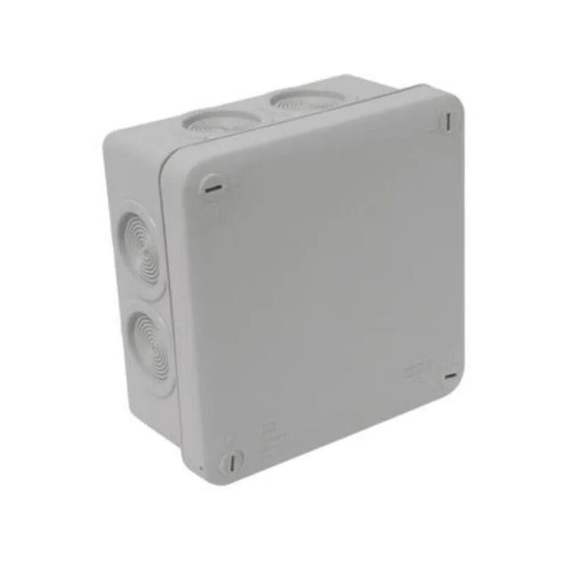 foto del prodotto scatola di giunzione quadrata 115x115x55 mm grigio, ip66