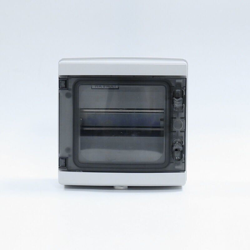 foto del prodotto scatola di illuminazione a 8 vie scatola impermeabile scatola di distribuzione scatola impermeabile in plastica ha 8 bit con coperchio trasparente