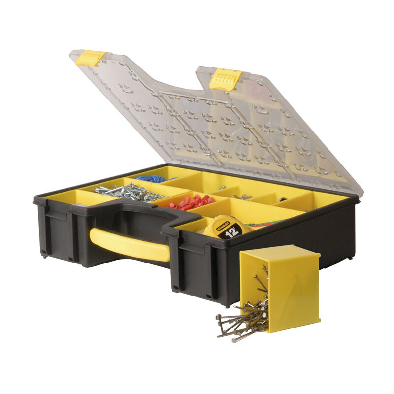 foto del prodotto scatola di immagazzinaggio a 8 scomparti 42,3 x 10,5 x 33,4 cm 1 92 749 stanley