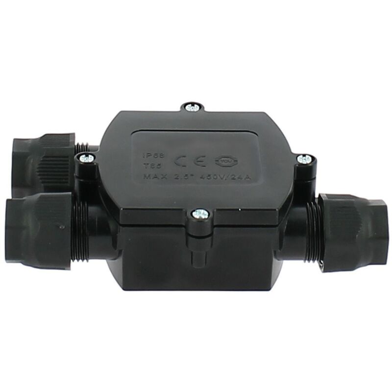 foto del prodotto scatola di interconnessione a 3 vie ip68 con connettore automatico