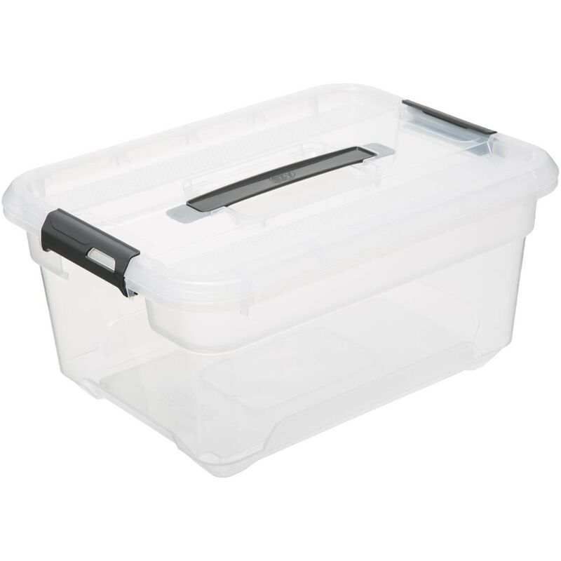 foto del prodotto scatola di plastica trasparente da 13l solutions 5five