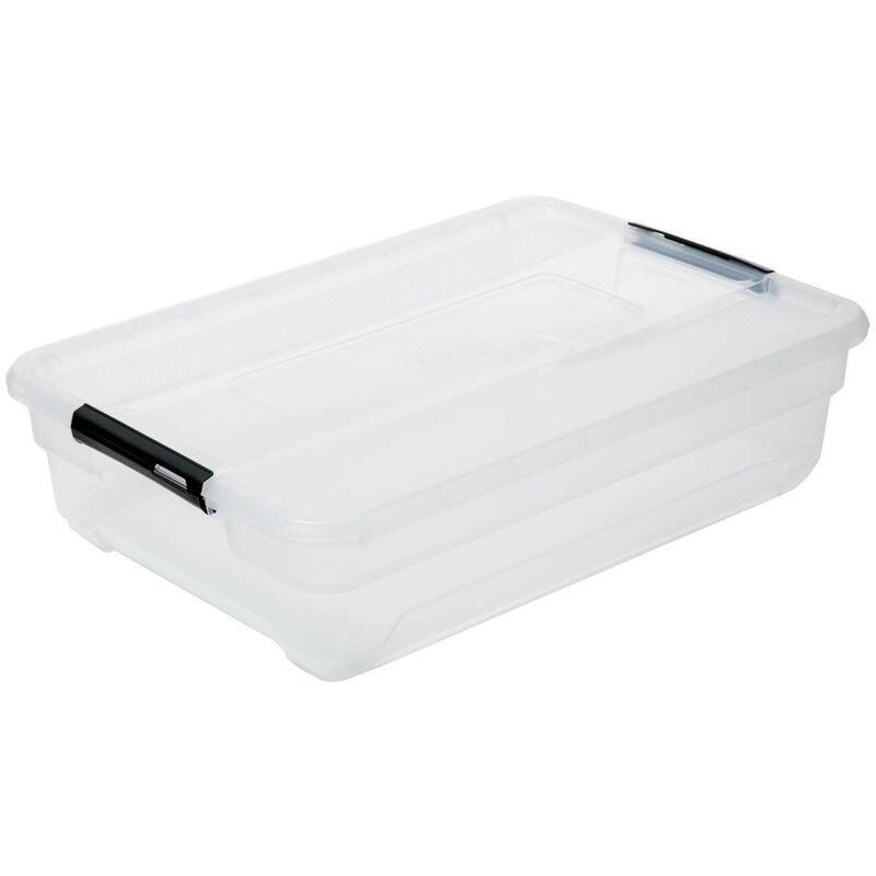 foto del prodotto scatola di plastica trasparente da 30l solutions 5five